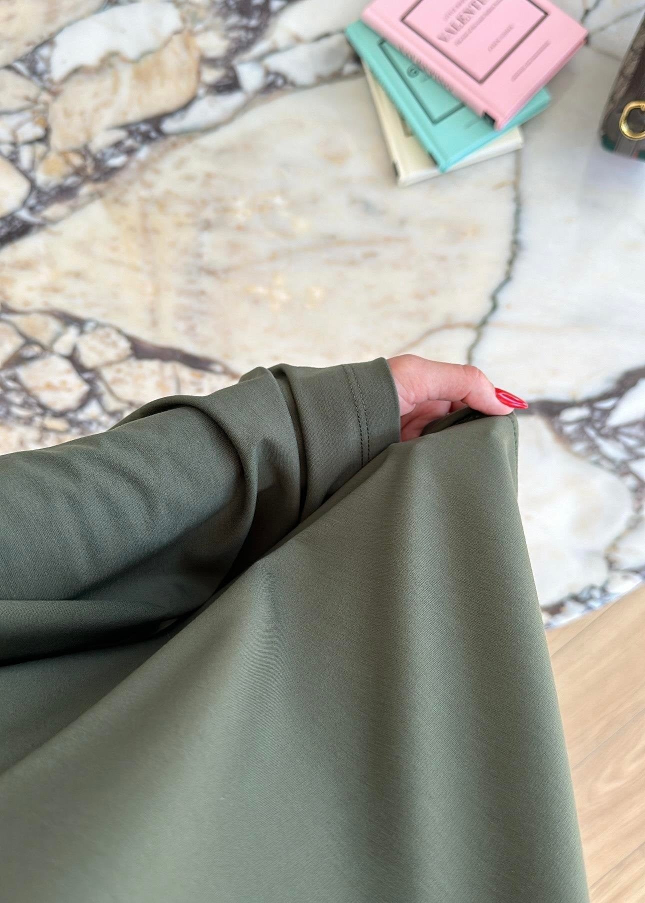 Modal Geniş Paçalı Takım HAKİ