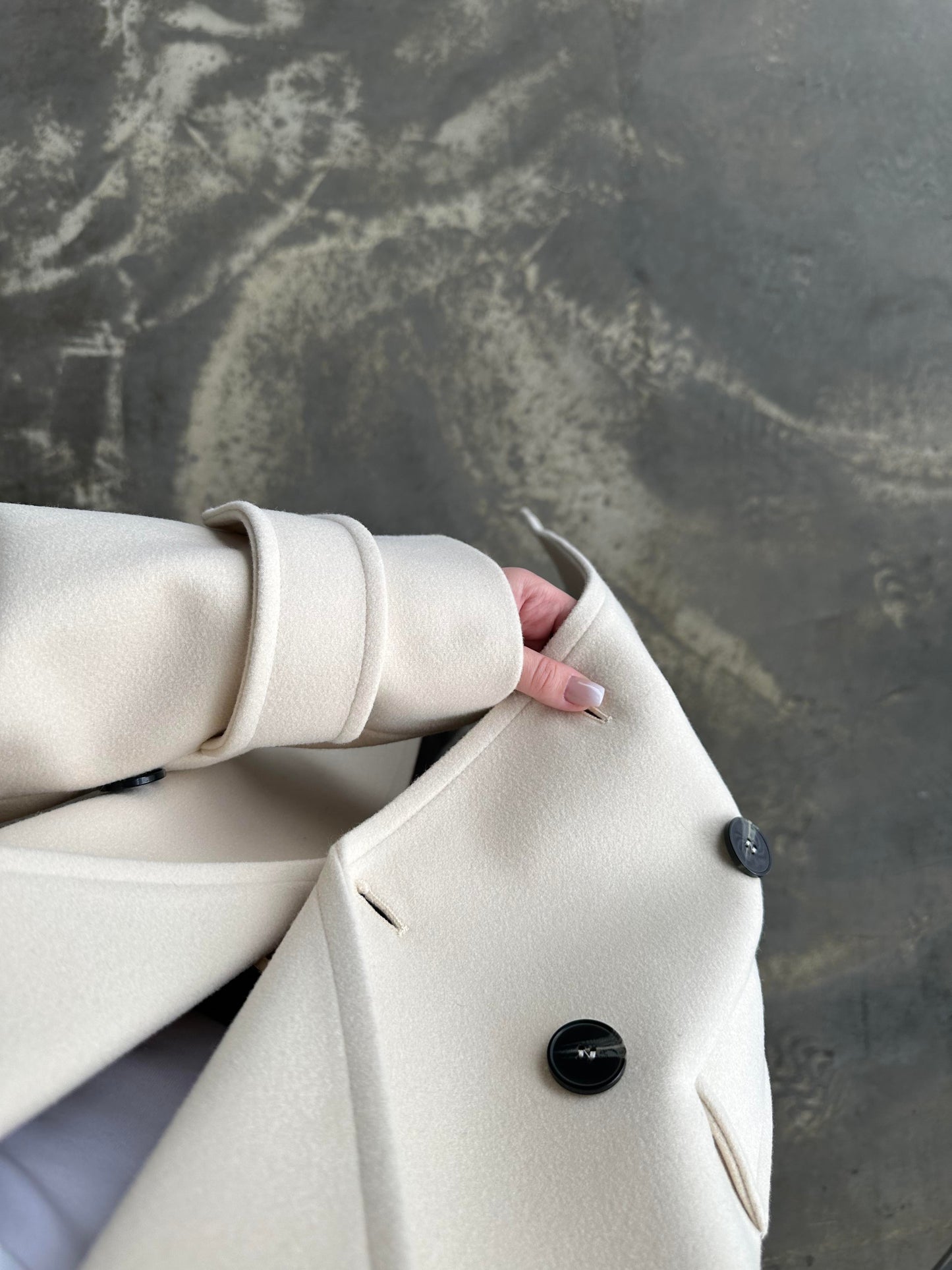 Vatkalı Apoletli Premium Kaban BEJ