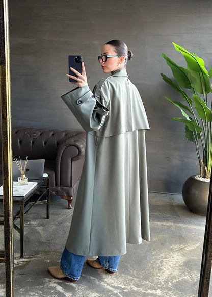 Gabardin Premium Trençkot HAKİ