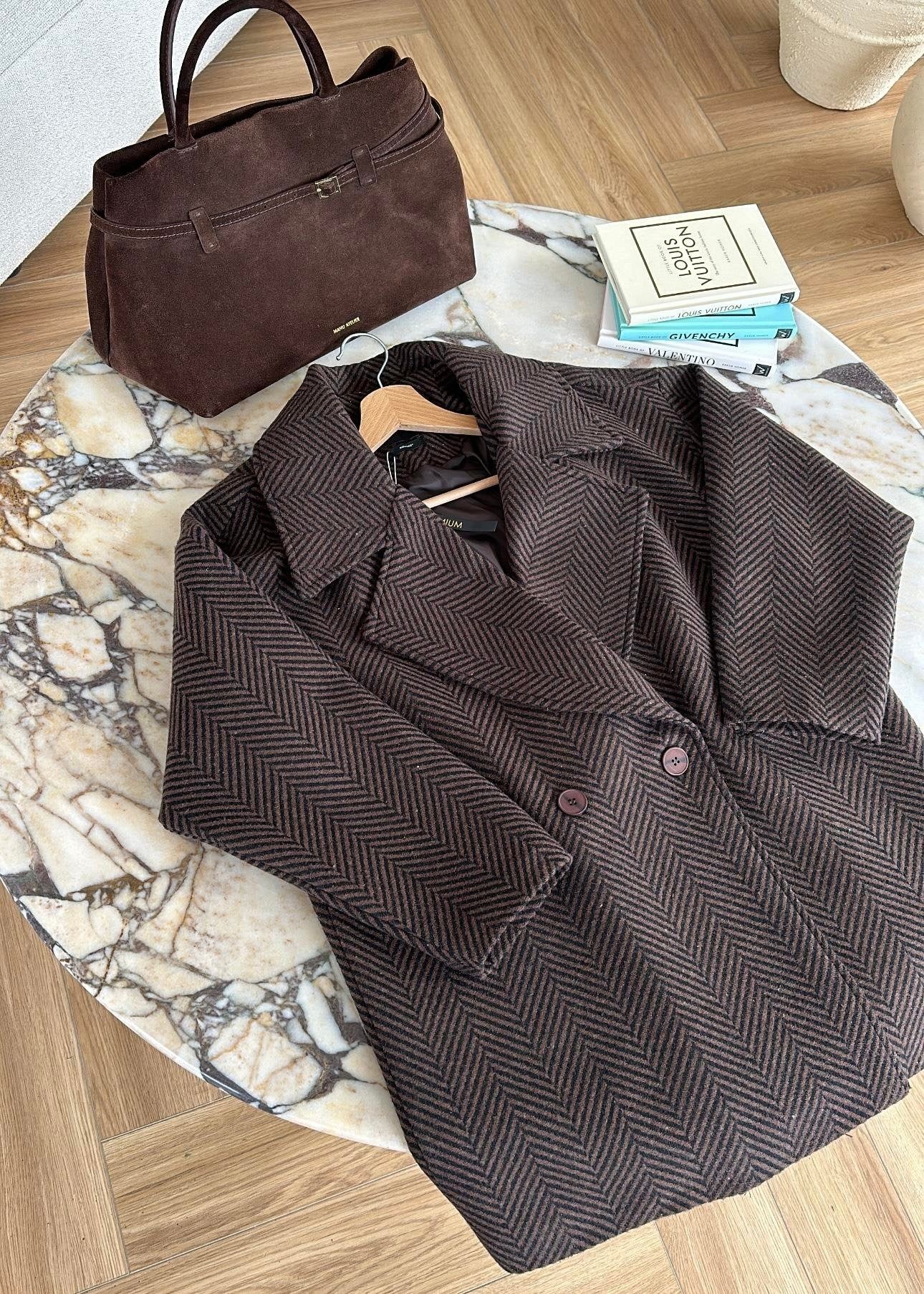 Balıksırtı Ara Boy Kaban ACI KAHVE