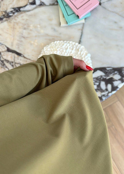 Modal Geniş Paçalı Takım FISTIK YEŞİL