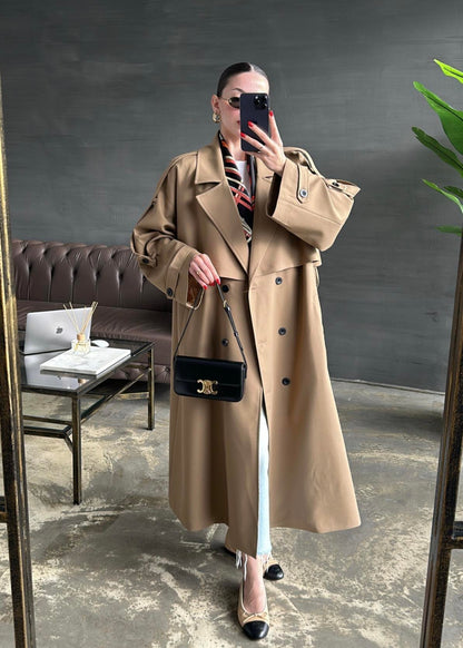 Gabardin Premium Trençkot VİZON