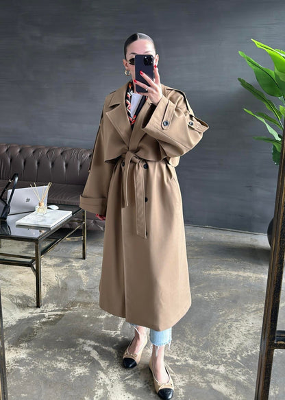 Gabardin Premium Trençkot VİZON