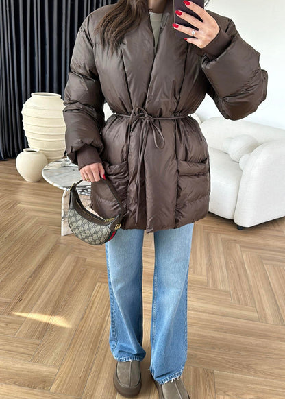 İp Bağlamalı Şişme Mont