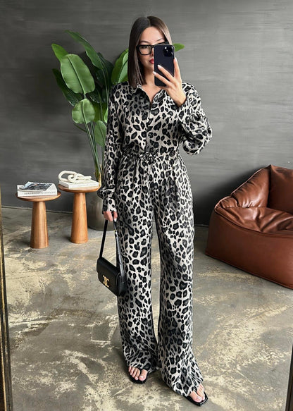 Leopar Premium Takım KAHVE