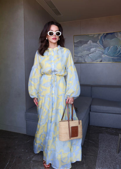 Lumina Çiçekli Elbise RENKLİ