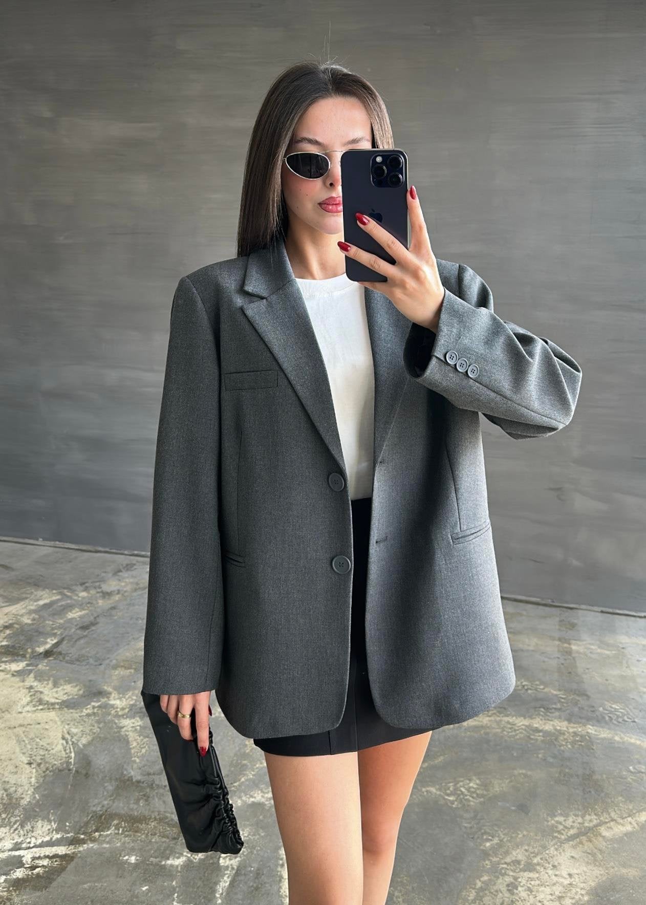 Maya Premium Ceket ANTRASİT