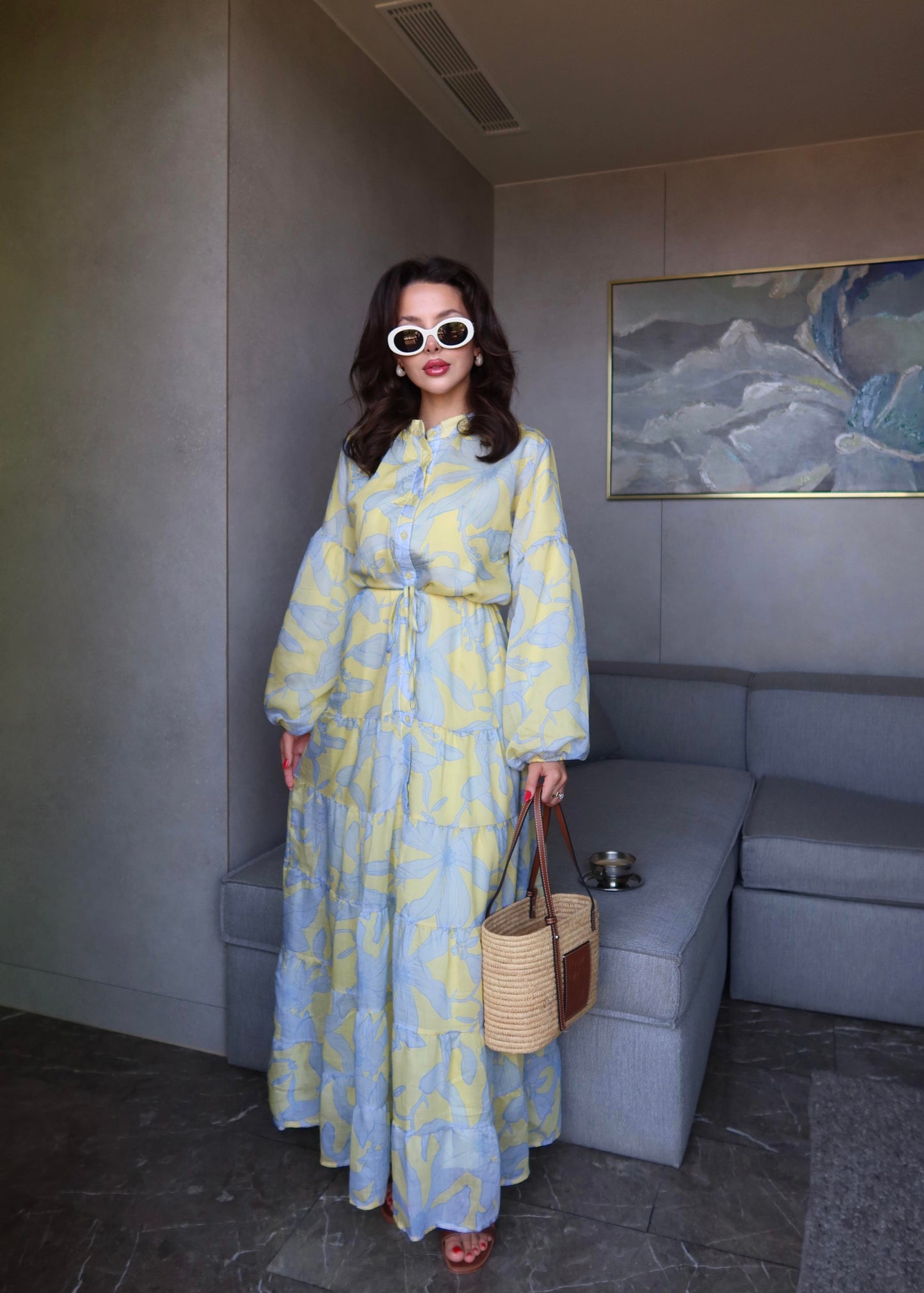 Lumina Çiçekli Elbise RENKLİ