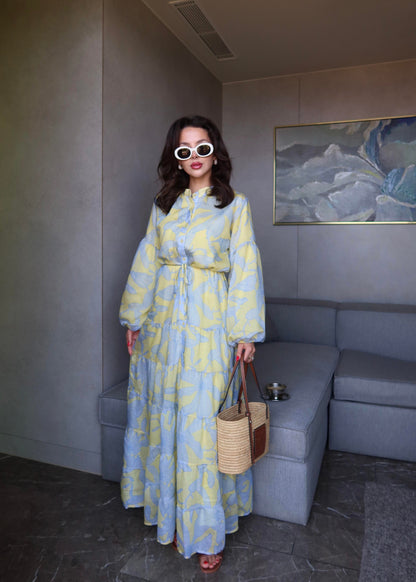 Lumina Çiçekli Elbise RENKLİ