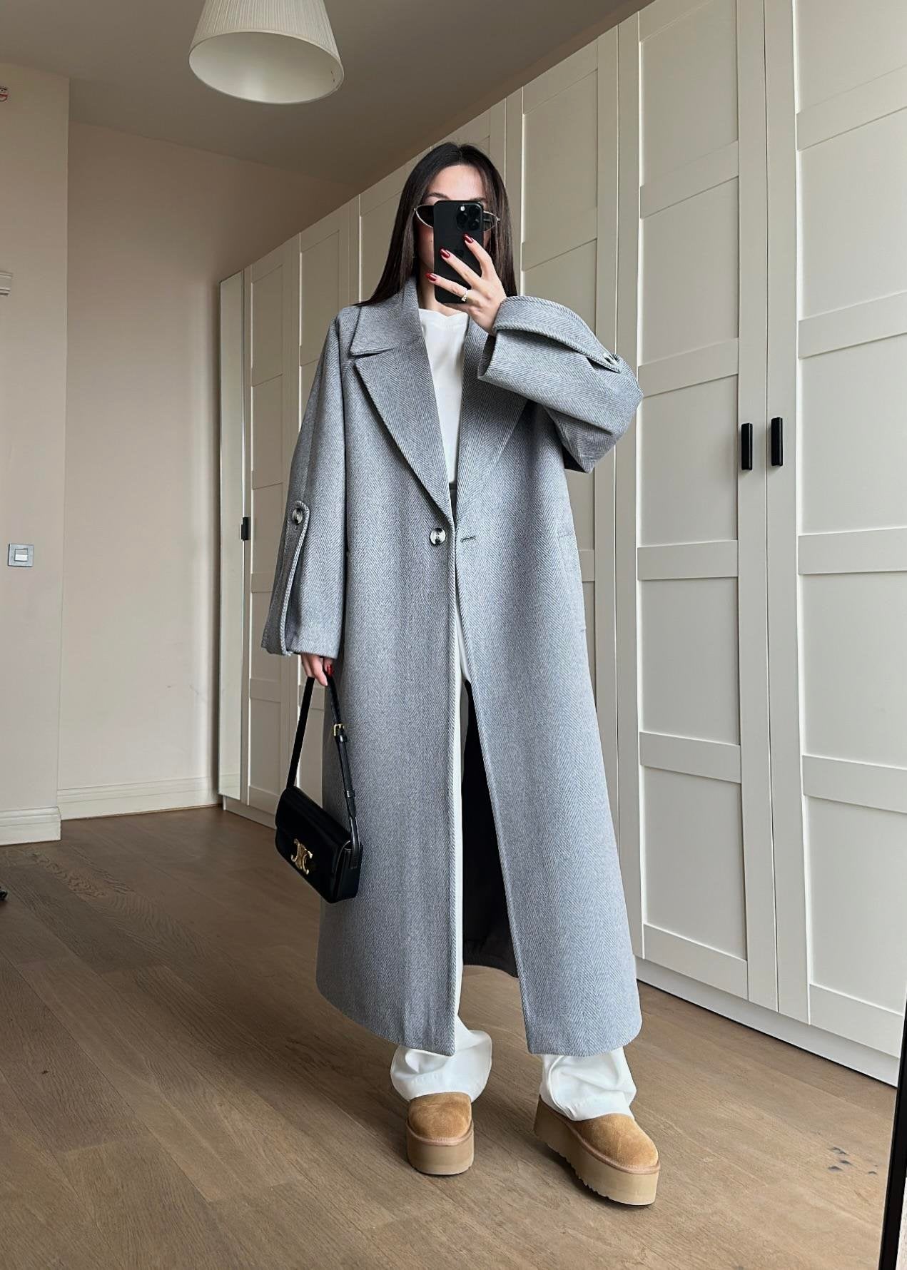 Apoletli Balıksırtı Kemerli Kaban