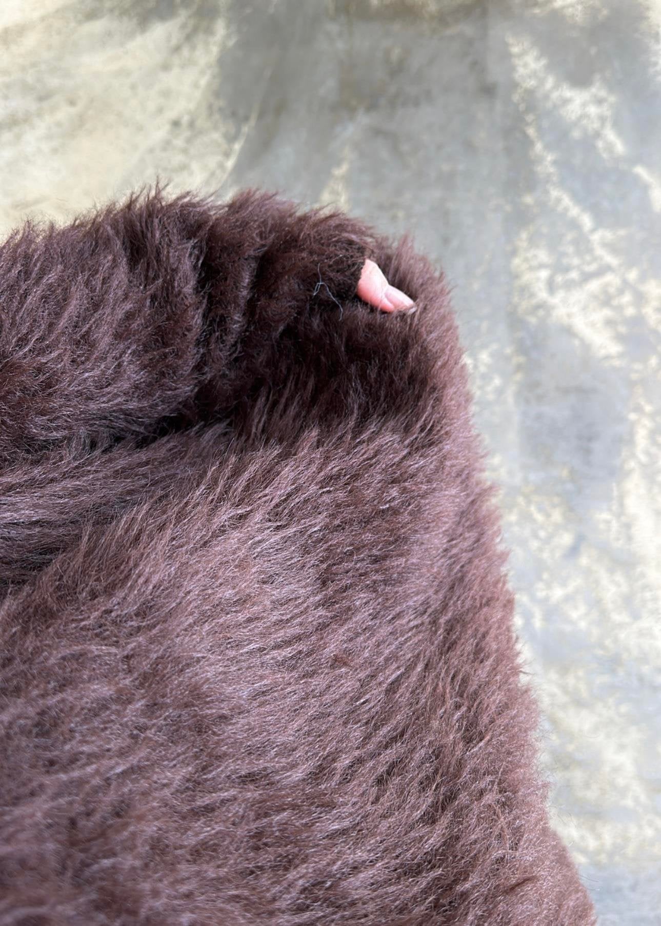 Uzun Tüylü Kazak KREM