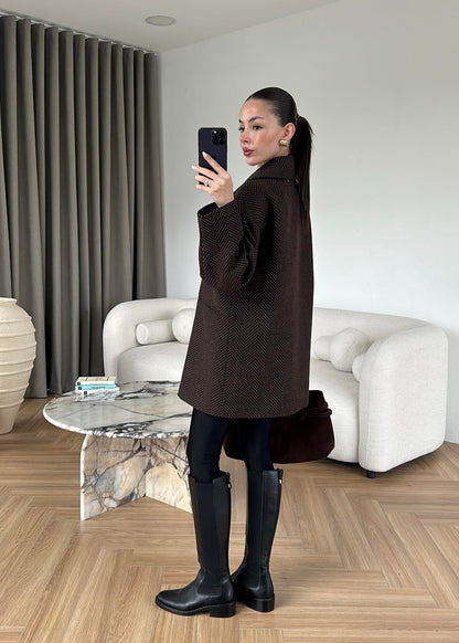 Balıksırtı Ara Boy Kaban ACI KAHVE