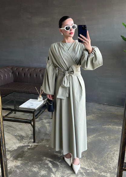 Dacron Balon Kol Elbise ÇAĞLA