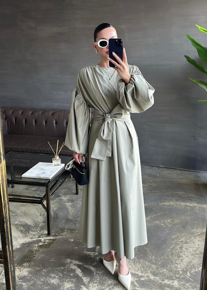 Dacron Balon Kol Elbise ÇAĞLA