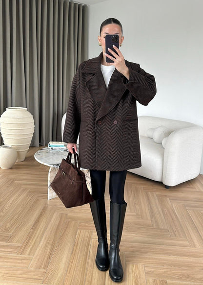 Balıksırtı Ara Boy Kaban ACI KAHVE