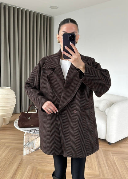 Balıksırtı Ara Boy Kaban ACI KAHVE