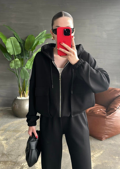 Torba Cepli Modal Takım SİYAH