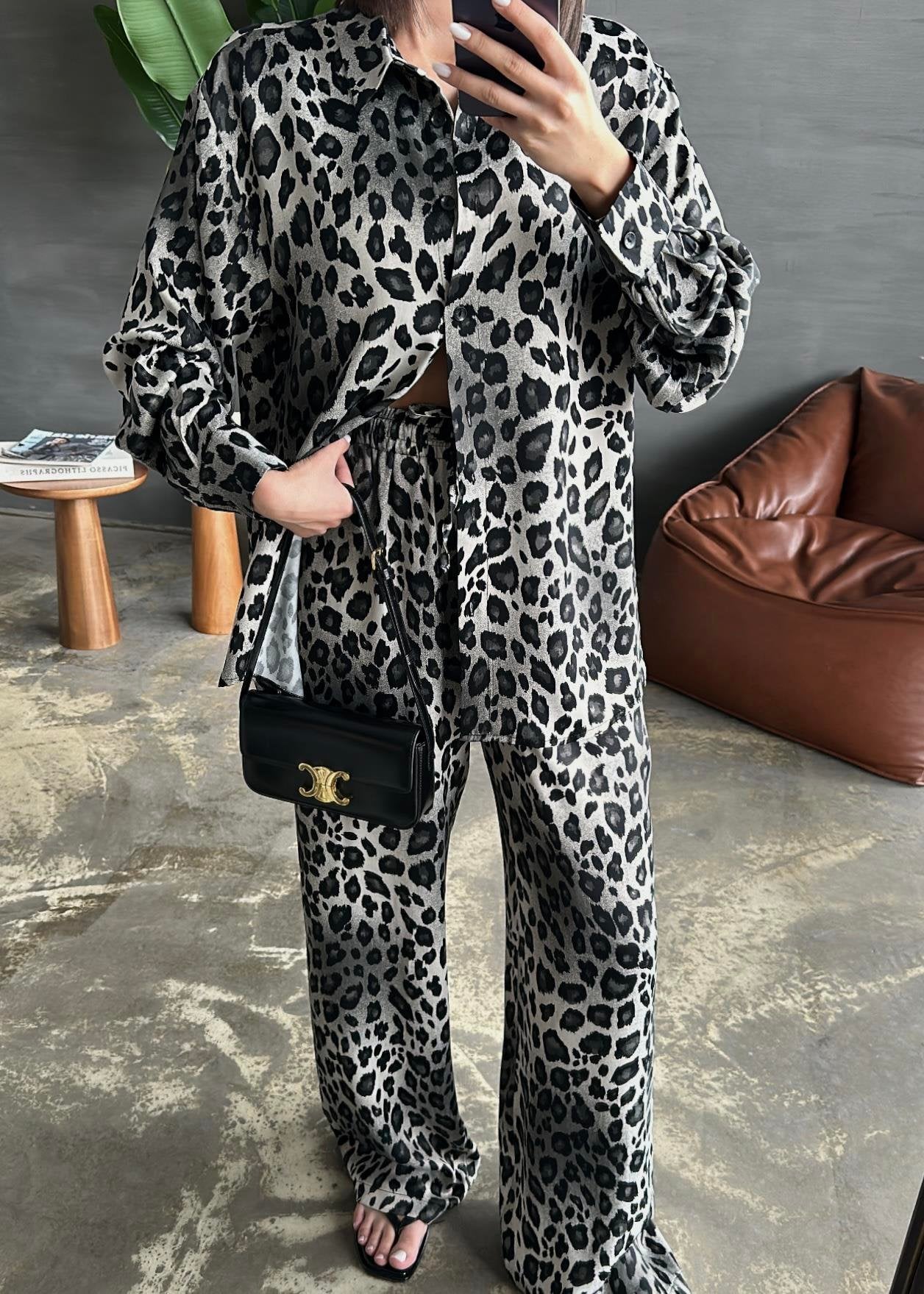 Leopar Premium Takım KAHVE