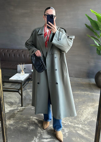 Gabardin Premium Trençkot HAKİ