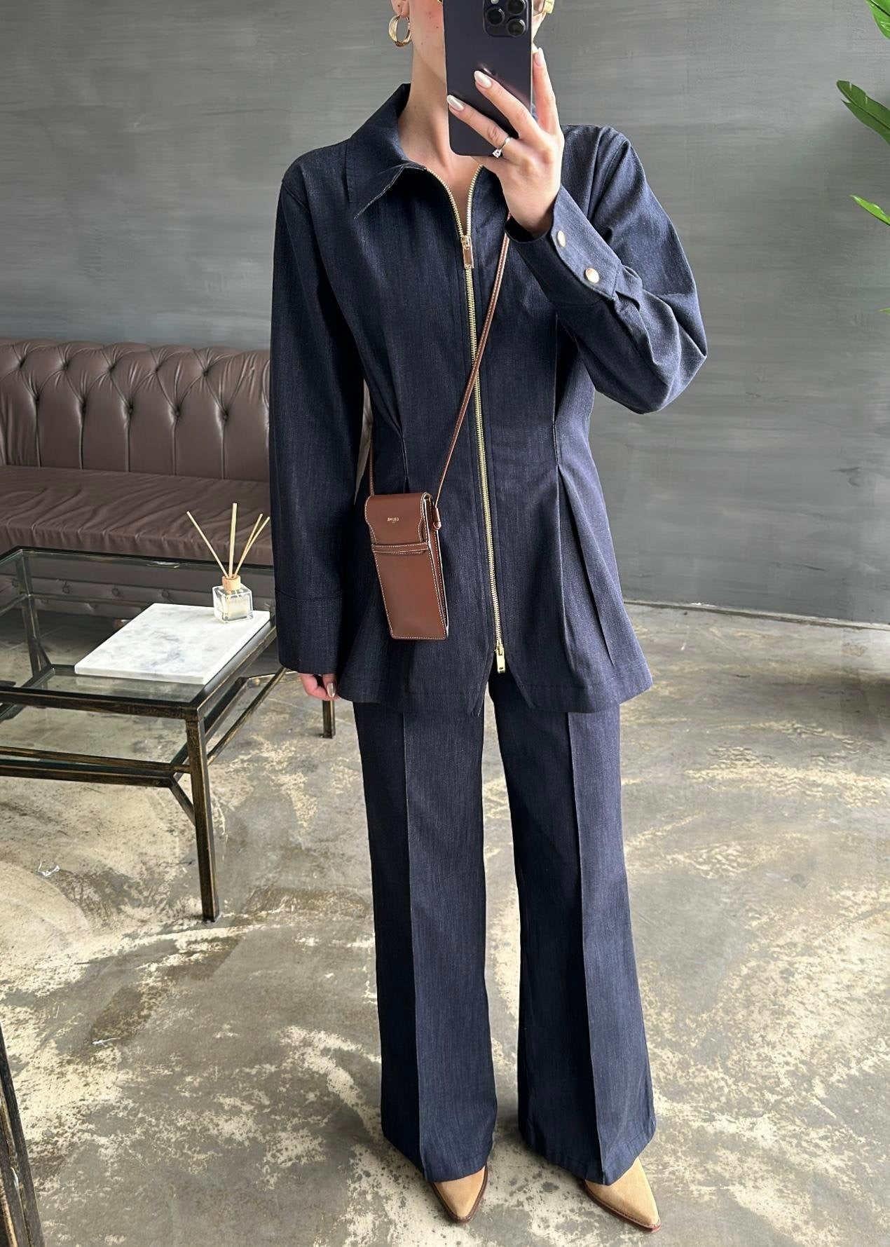 Pensli Denim Takım KOYU LACİVERT