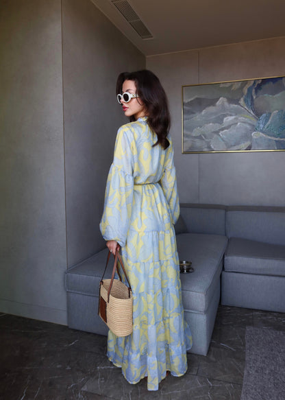 Lumina Çiçekli Elbise RENKLİ