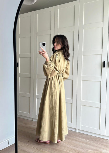 Güllü Kraş Elbise HAKİ