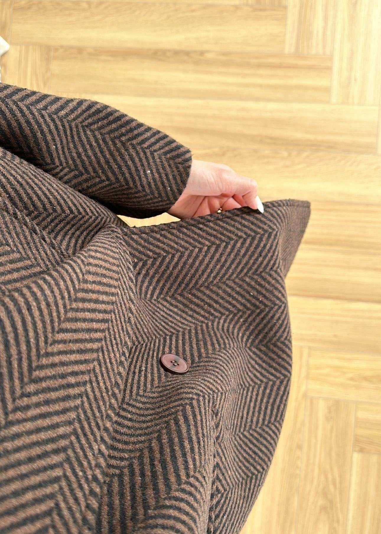 Balıksırtı Ara Boy Kaban ACI KAHVE