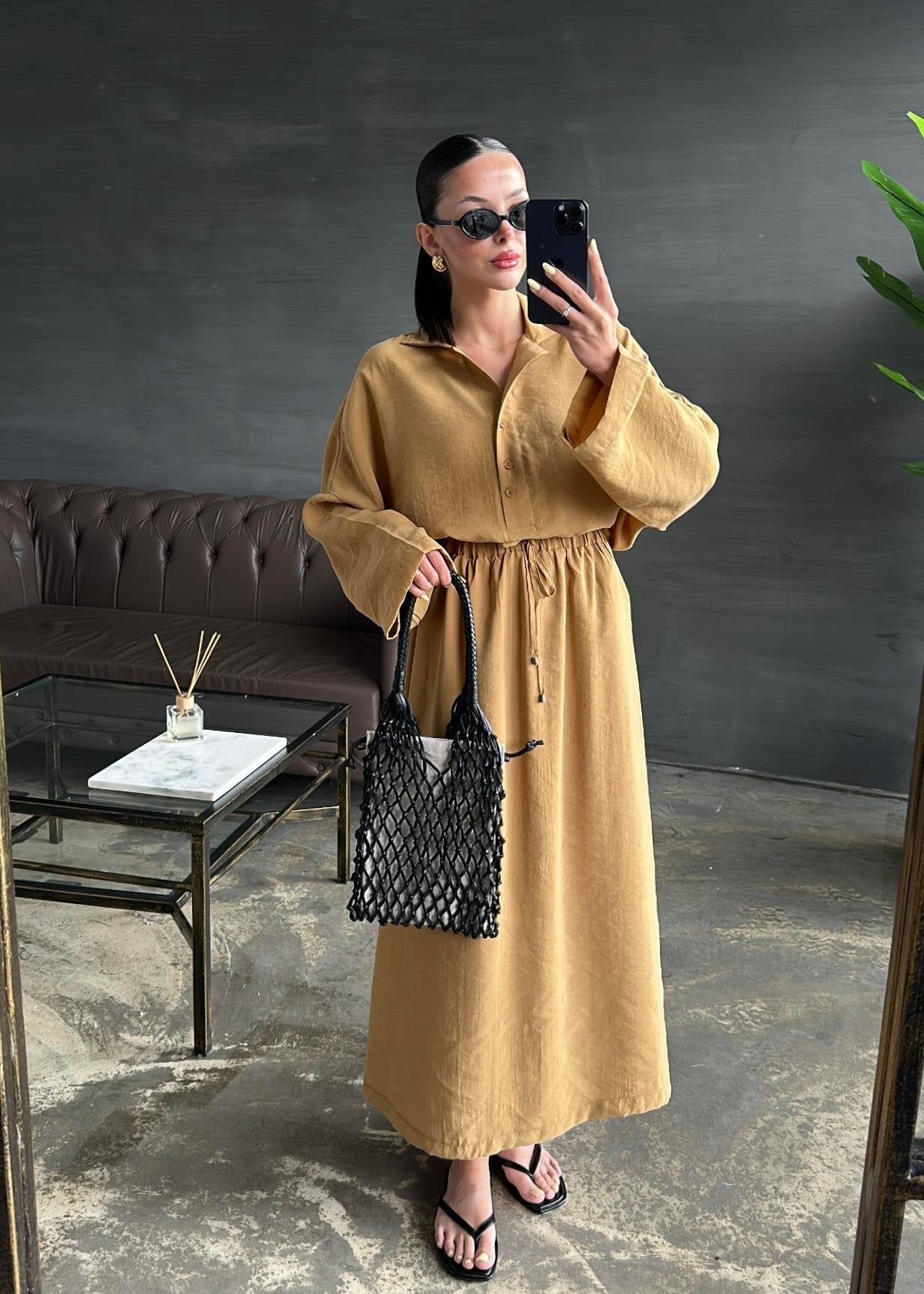 Yarım Patlı Etekli Takım HARDAL