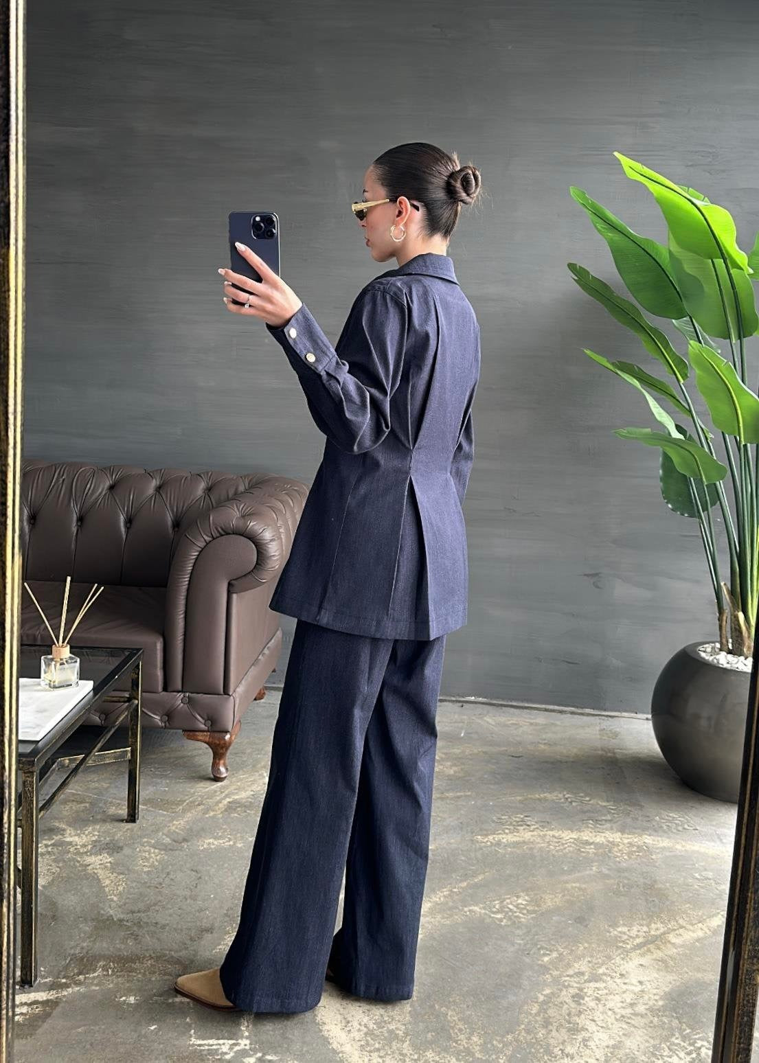 Pensli Denim Takım KOYU LACİVERT