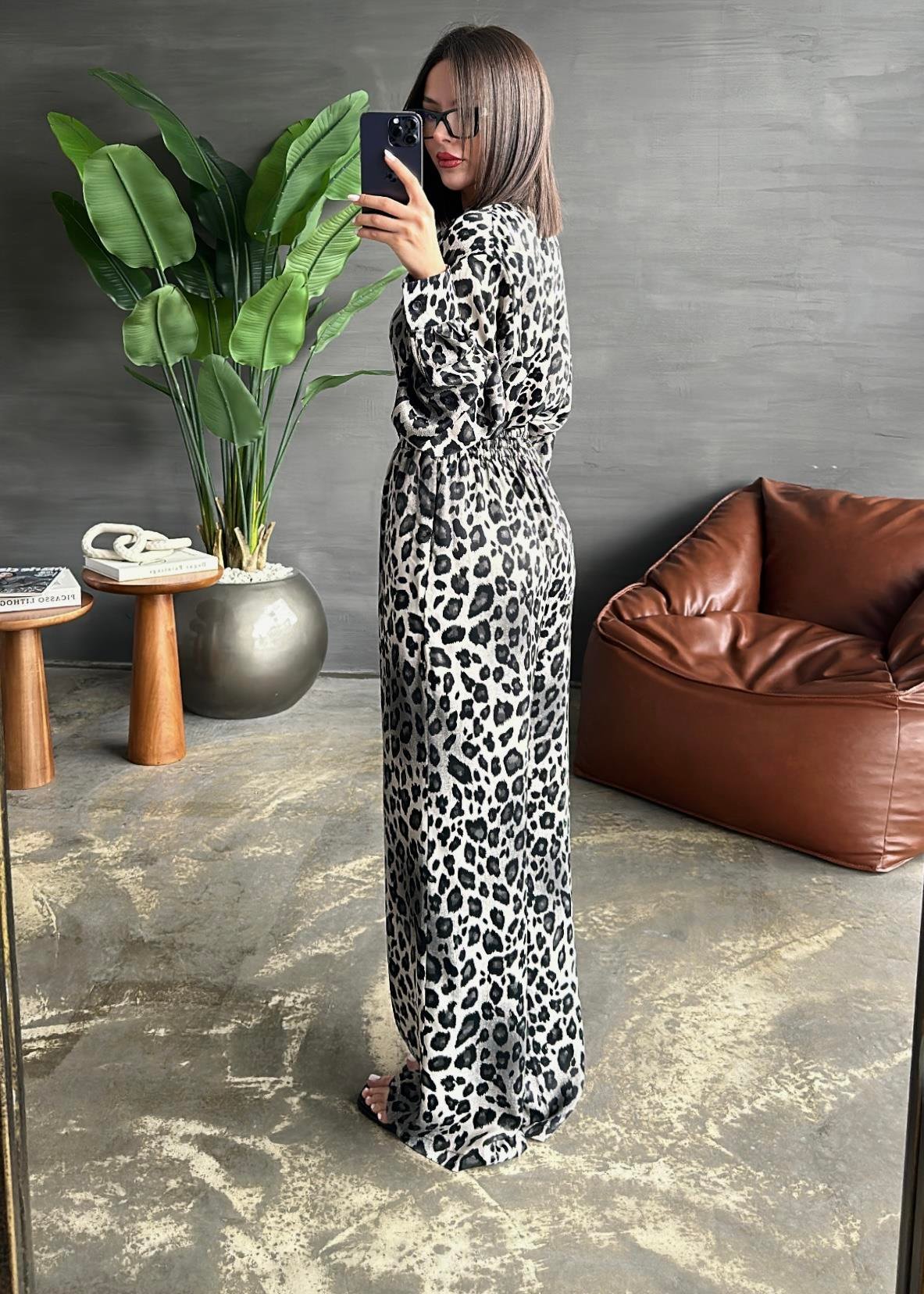 Leopar Premium Takım KAHVE