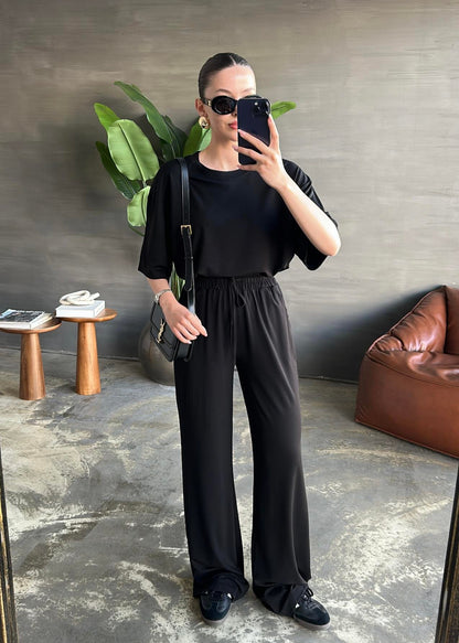 Kısa Kollu Modal Takım TAŞ