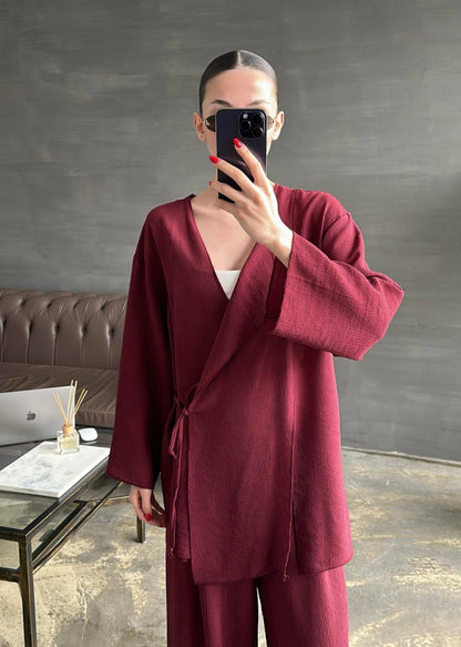 Kimonolu Takım BORDO