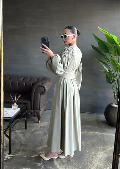 Dacron Balon Kol Elbise ÇAĞLA