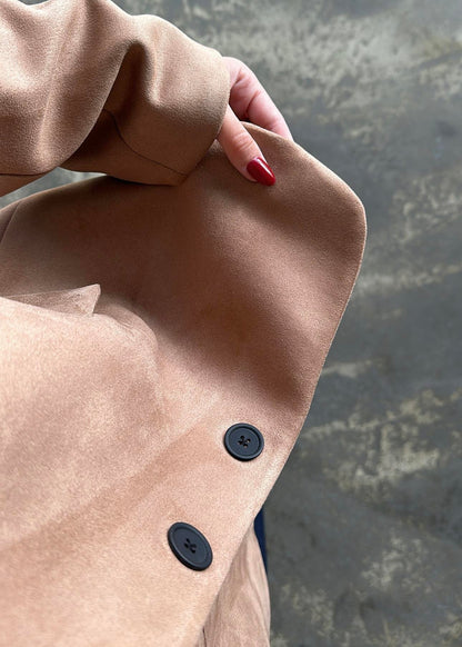 Süet Premium Ceket CAMEL