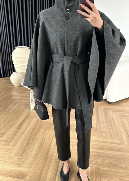 Kaşe Bağlamalı Panço ANTRASİT