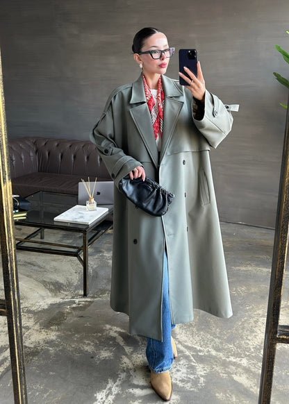 Gabardin Premium Trençkot HAKİ