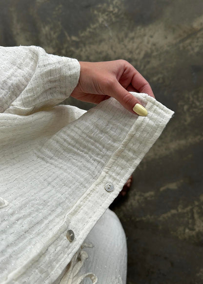 Simli Müslin Takım EKRU