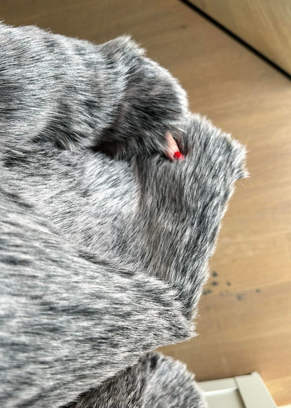 Volümlü Premium Kürk ANTRASİT