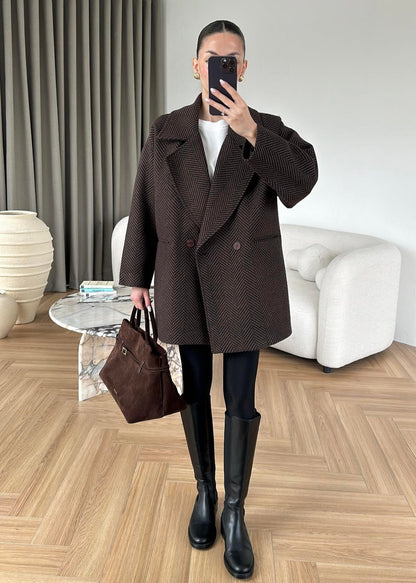 Balıksırtı Ara Boy Kaban ACI KAHVE