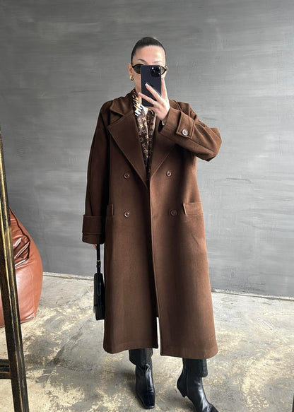 Kelebek Yakalı Kaban SÜTLÜ KAHVE