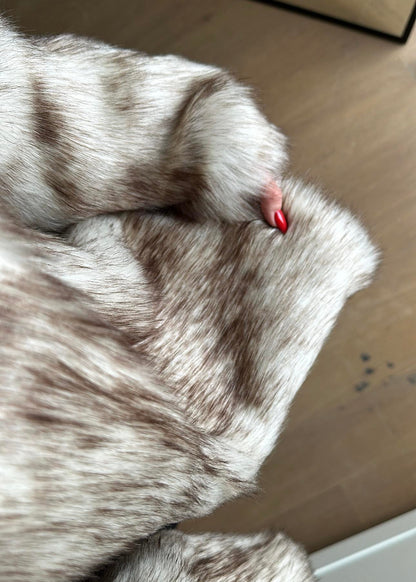 Volümlü Premium Kürk AÇIK BEJ