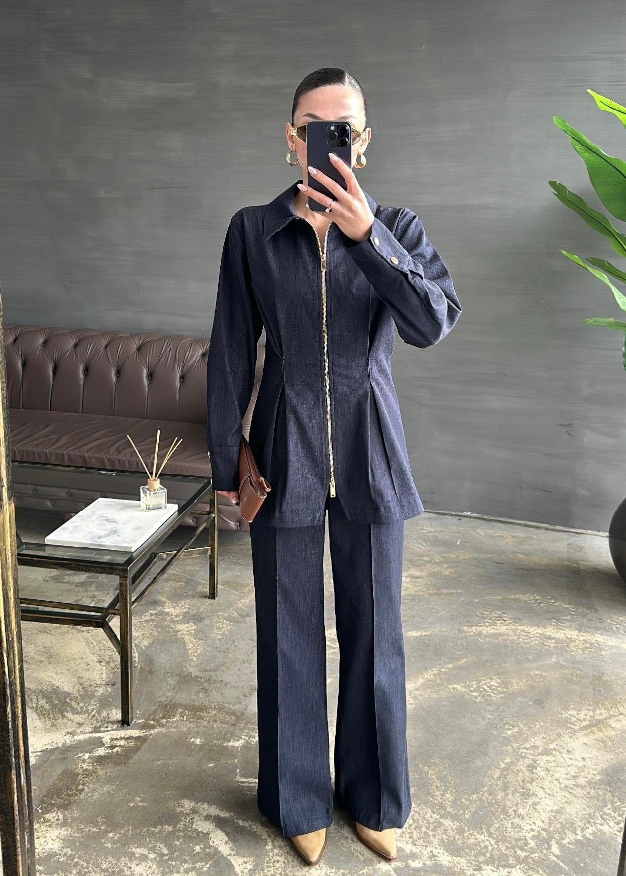 Pensli Denim Takım KOYU LACİVERT