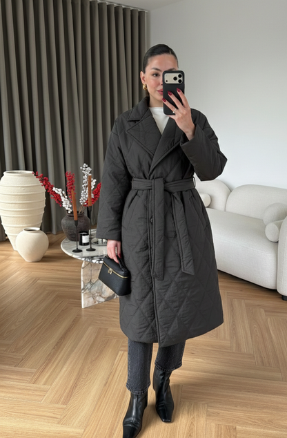 Royal Kürklü Uzun Mont ANTRASİT