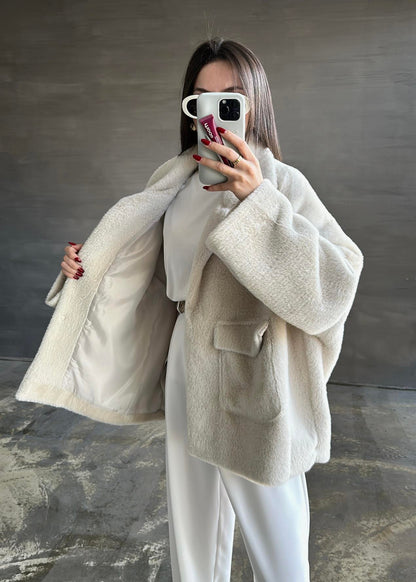 Çift Cepli Kürk TAŞ