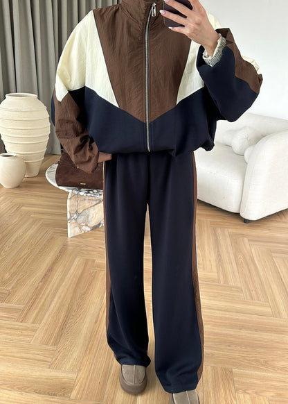 Renk Parçalı Eşofman Takım LACİVERT