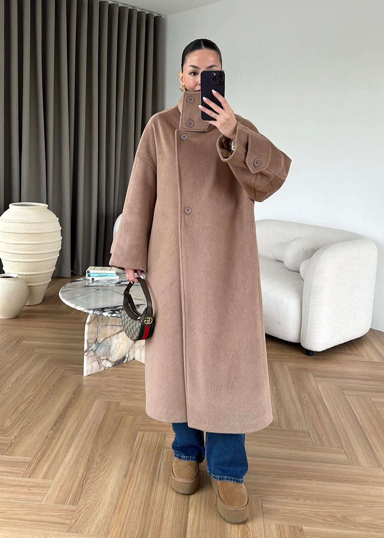 İthal Kaşe Kaban CAMEL