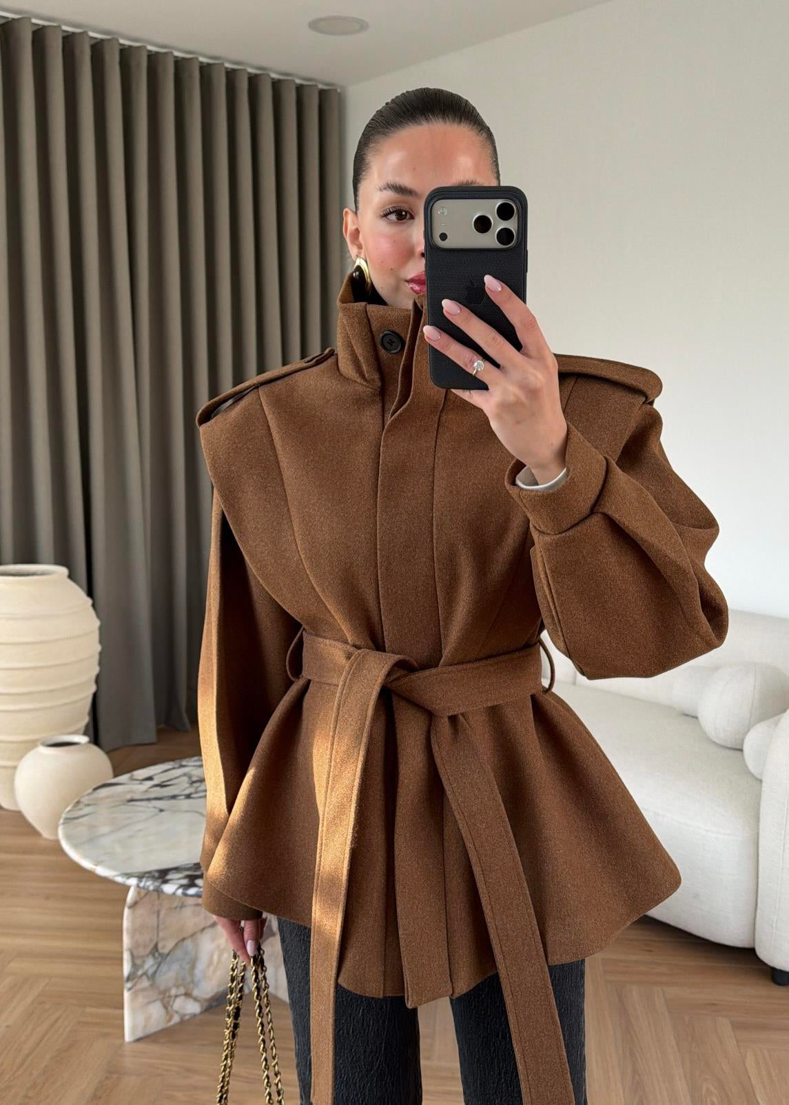 Volanlı Kaşe Kaban TABA