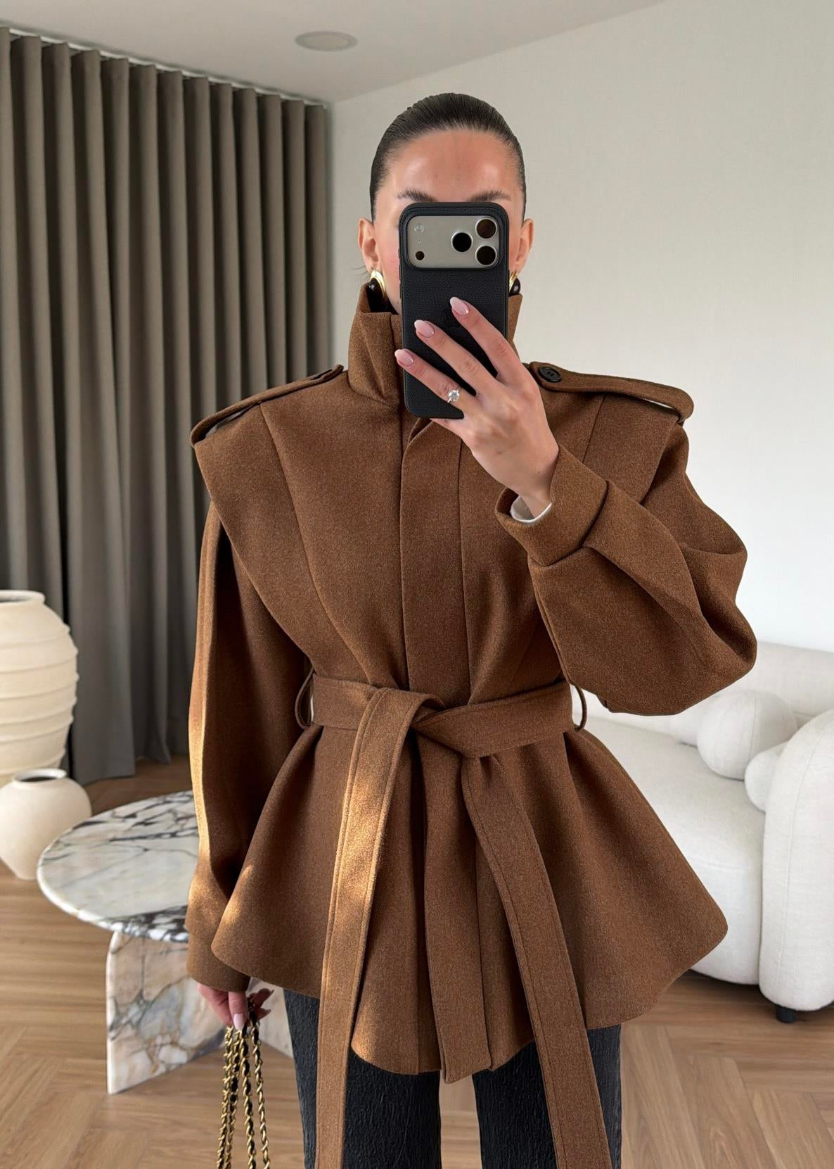 Volanlı Kaşe Kaban TABA